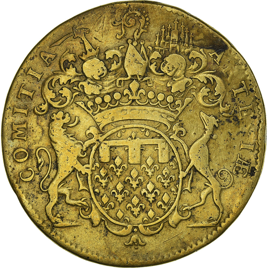 Francia, Token, Louis XV, États d'Artois, (1719), MB, Ottone