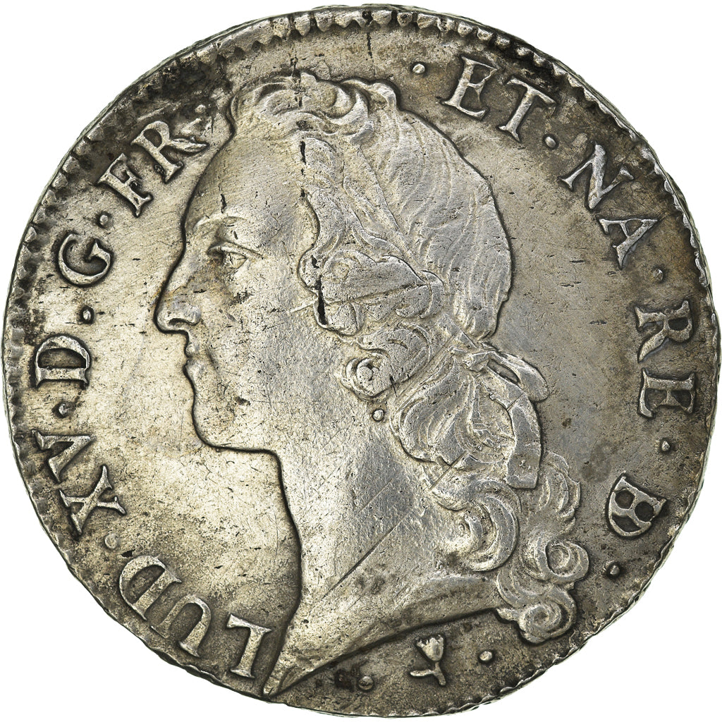 Moeda, França, Louis XV, Écu de Béarn au bandeau, Ecu, 1767, Pau, VF(30-35)