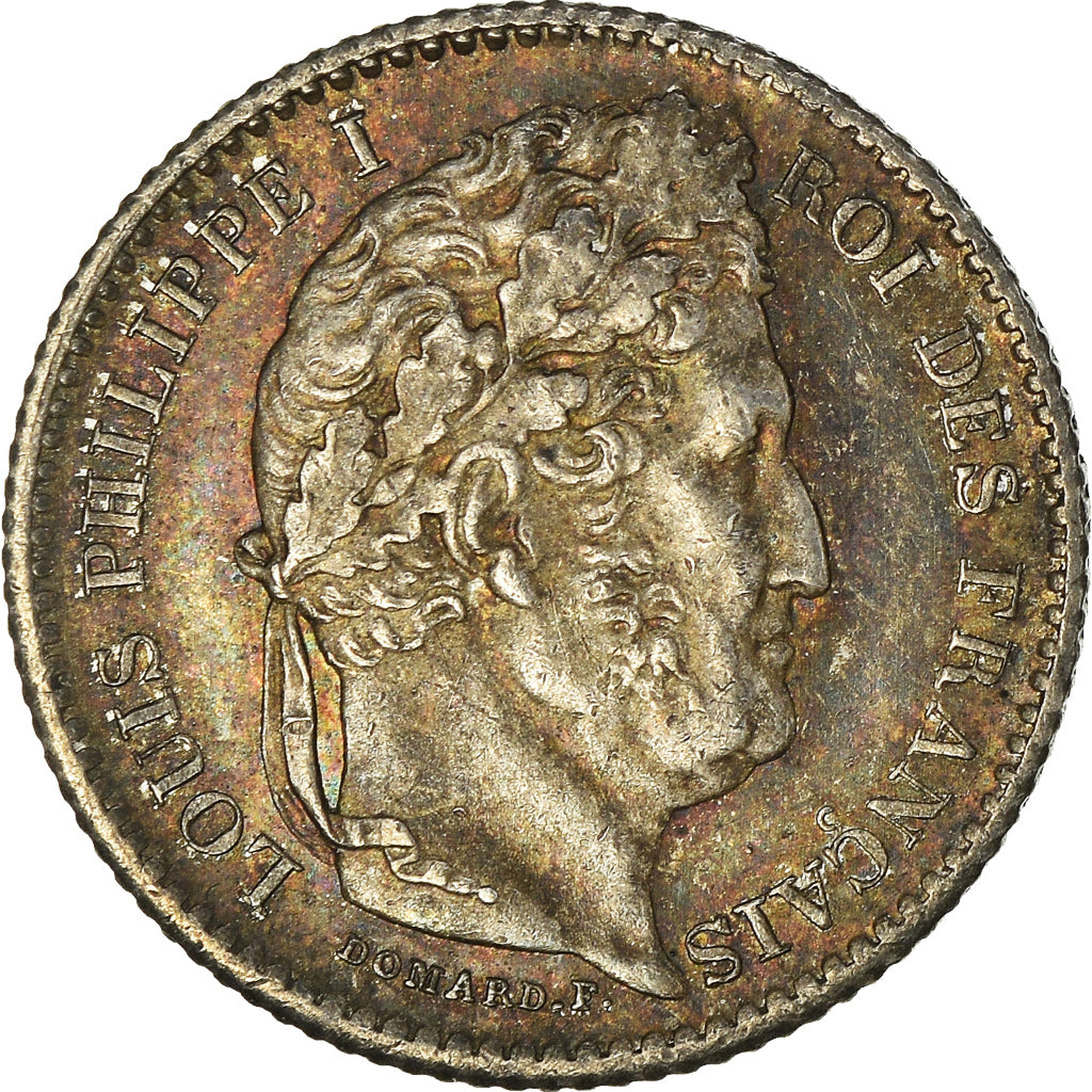 Coin, France, LOUIS PHILIPPE I, 25 Centimes, 1847, Paris, AU(55-58), Silver