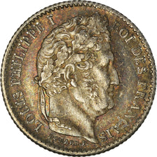 Coin, France, LOUIS PHILIPPE I, 25 Centimes, 1847, Paris, AU(55-58), Silver