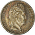 Coin, France, LOUIS PHILIPPE I, 25 Centimes, 1847, Paris, AU(55-58), Silver