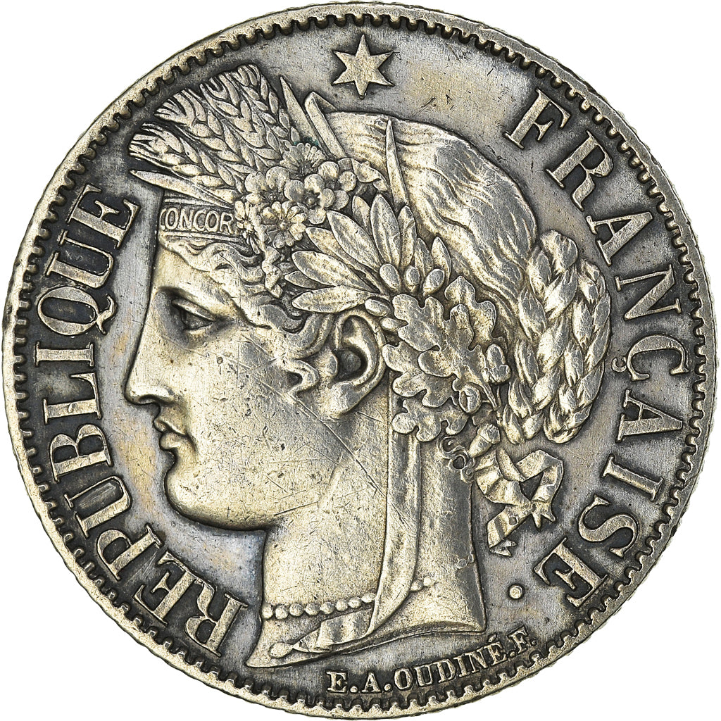 Monnaie, France, Cérès, Franc, 1849, Paris, SUP, Argent, Gadoury:457
