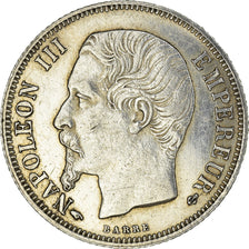 Monnaie, France, Napoleon III, Franc, 1858, Paris, SUP, Argent, Gadoury:460