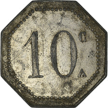 Monnaie, France, 10 Centimes, CALAIS, TB+, Zinc nickelé
