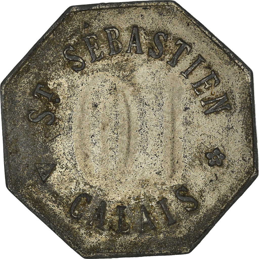 Monnaie, France, 10 Centimes, CALAIS, TB+, Zinc nickelé