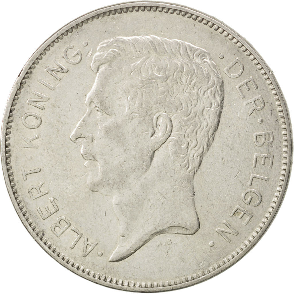Coin, Belgium, 20 Francs, 20 Frank, 1932, EF(40-45), Nickel, KM:102