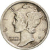 Coin, United States, Mercury, Dime, 1917, San Francisco, EF(40-45), Silver
