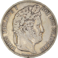 Monnaie, France, Louis-Philippe, 5 Francs, 1846, Paris, TB+, Argent