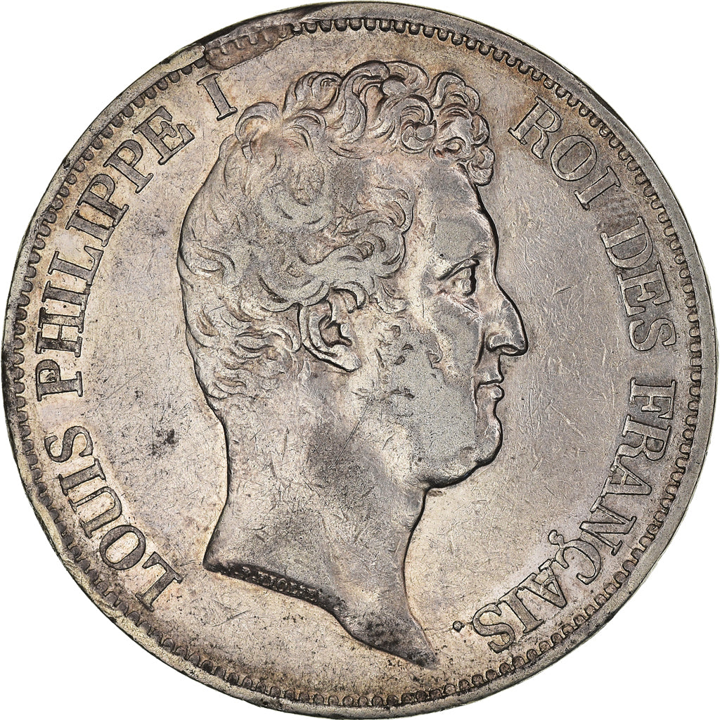 Coin, France, Louis-Philippe, 5 Francs, 1831, Paris, EF(40-45), Silver