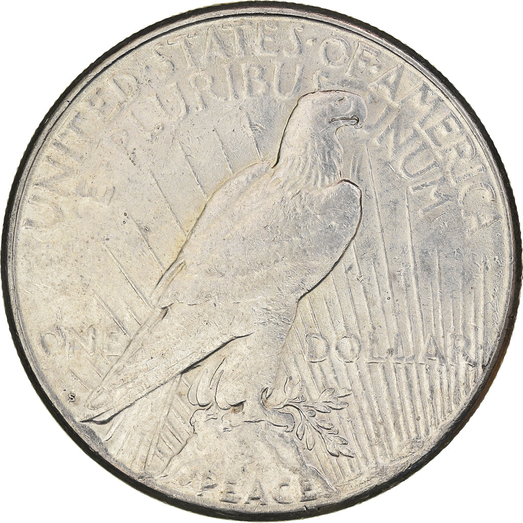 Coin, United States, Peace Dollar, Dollar, 1923, U.S. Mint, San Francisco