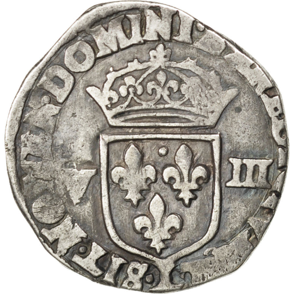 Münze, Frankreich, Louis XIII, 1/8 Écu à la croix, 1/8 Ecu, 1613, Bayonne, S