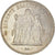 Coin, France, Hercule, 50 Francs, 1974, Paris, Hybrid issue, AU(55-58), Silver