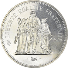Coin, France, Hercule, 50 Francs, 1974, Paris, MS(65-70), Silver, KM:941.1