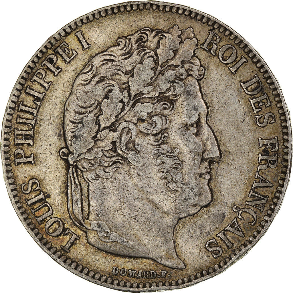 Monnaie, France, Louis-Philippe, 5 Francs, 1842, Lille, TB, Argent, Gadoury:678