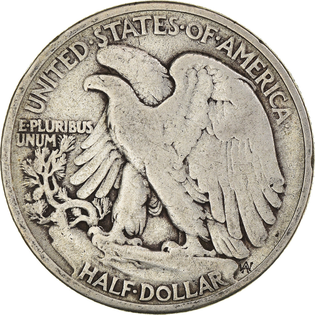 Coin, United States, Walking Liberty, Half Dollar, 1939, Philadelphia, F(12-15)