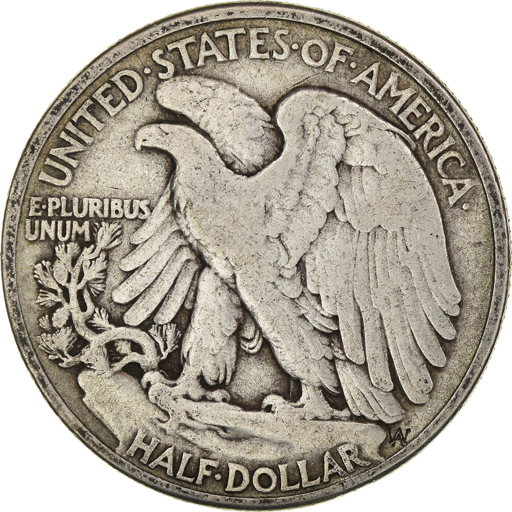 Coin, United States, Walking Liberty, Half Dollar, 1940, Philadelphia, F(12-15)