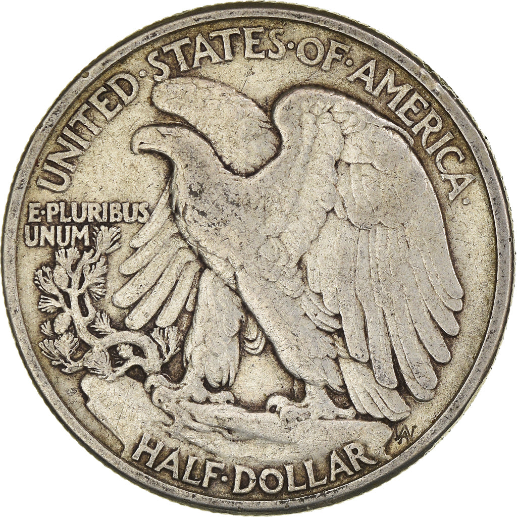 Coin, United States, Walking Liberty, Half Dollar, 1944, Philadelphia