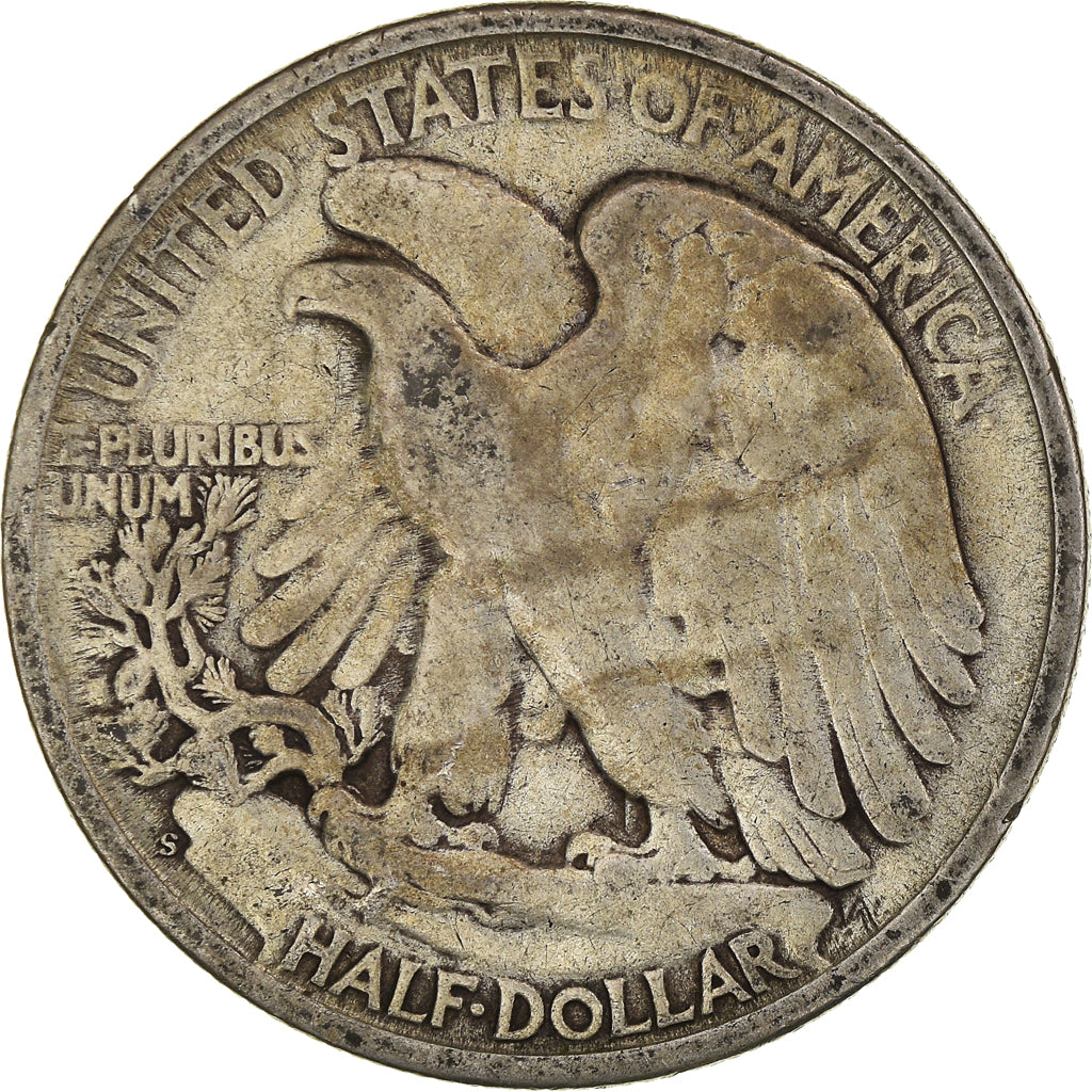 Coin, United States, Walking Liberty, Half Dollar, 1945, San Francisco