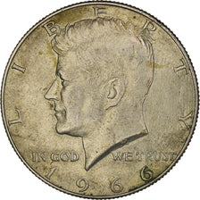 Coin, United States, Kennedy, Half Dollar, 1966, Philadelphia, EF(40-45)