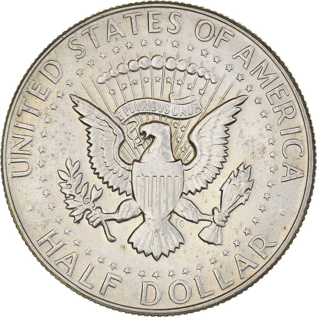 Coin, United States, Kennedy, Half Dollar, 1968, Denver, AU(55-58), Silver