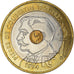 Coin, France, Pierre de Coubertin, 20 Francs, 1994, Paris, MS(63), Tri-Metallic