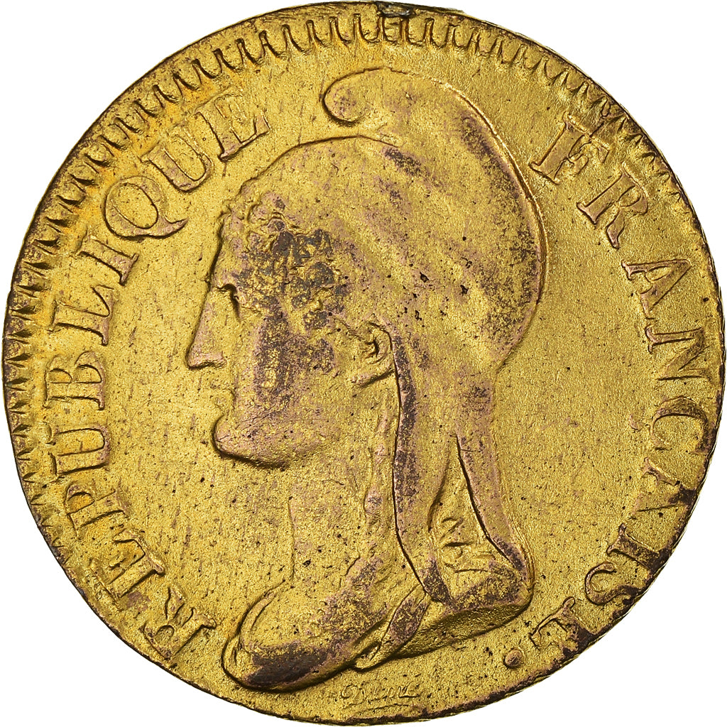 Coin, France, Dupré, 5 Centimes, AN 4, Paris, VF(20-25), Bronze, KM:635.1