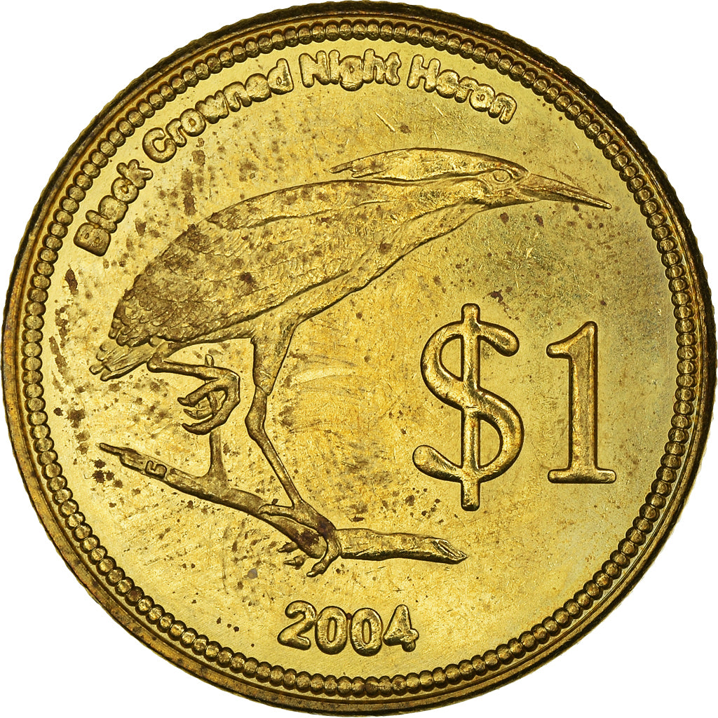 Coin, COCOS (KEELING) ISLANDS, 1 Dollar, 2004, Massachusetts, EF(40-45), Brass