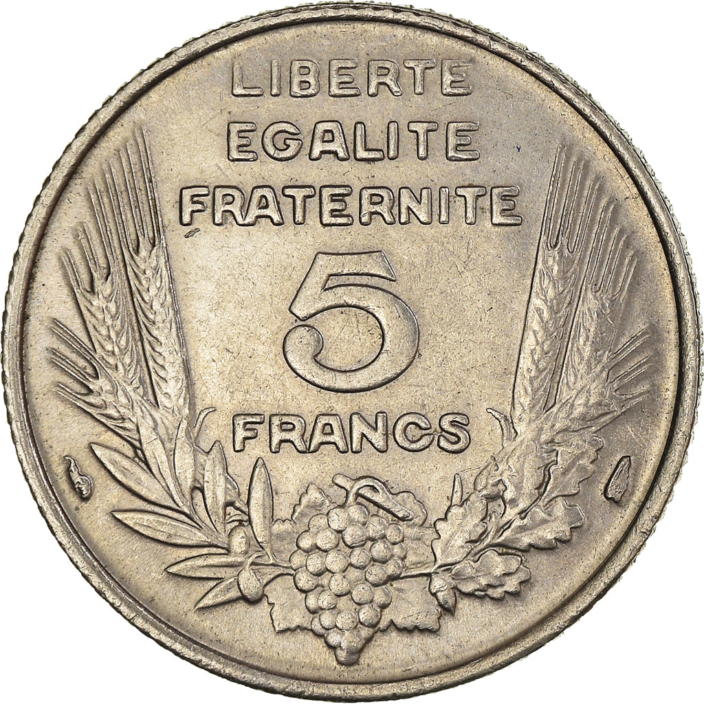 Monnaie, France, Bazor, 5 Francs, 1933, Paris, SUP, Nickel, Gadoury:753, KM:887