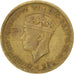 Munten, BRITS WEST AFRIKA, George VI, Shilling, 1938, ZF, Nickel-brass, KM:23