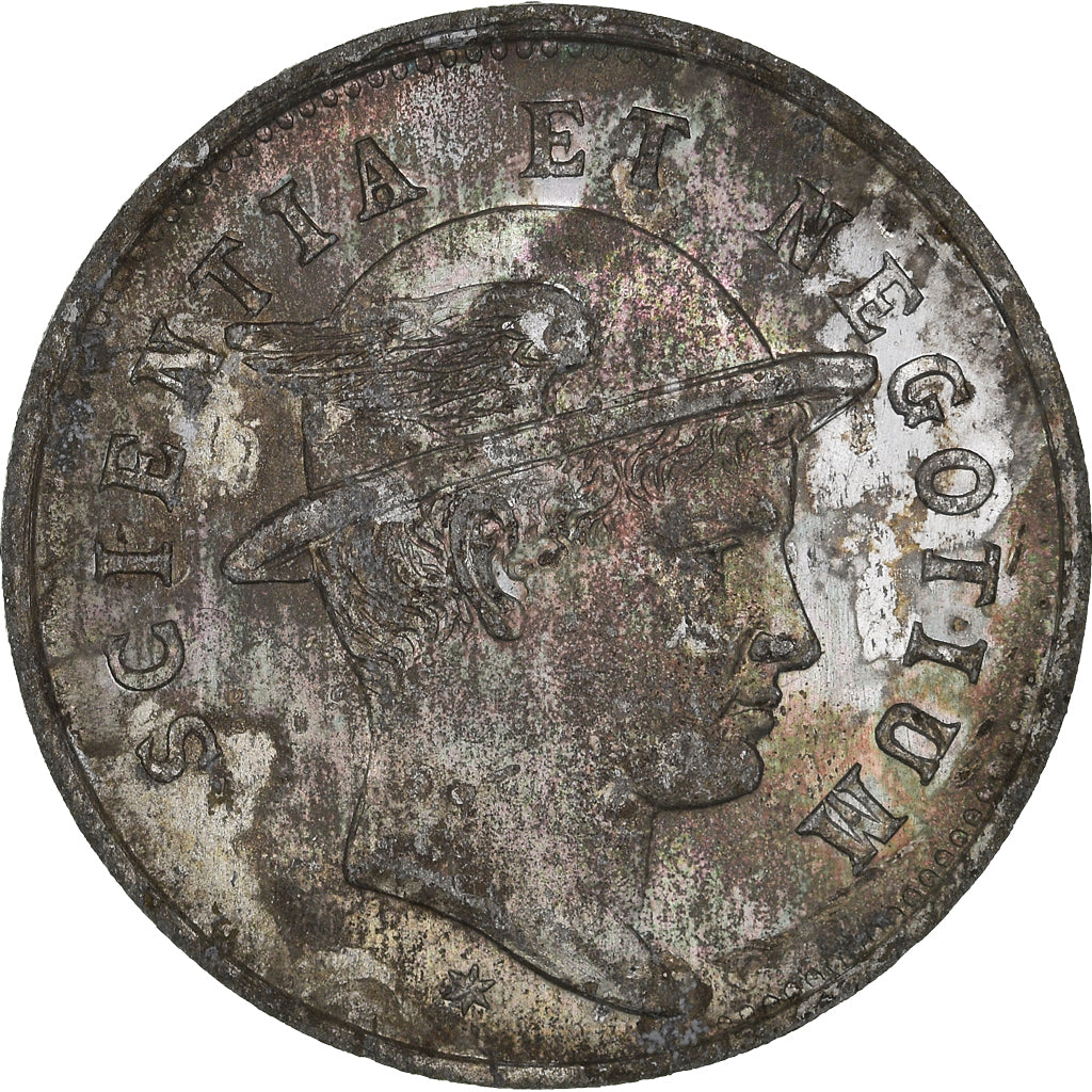 token, France, Ecole pratique de Commerce, 1 Franc, AU(55-58), Aluminium