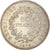 Moeda, França, Hercule, 50 Francs, 1976, Paris, AU(55-58), Prata, KM:941.1