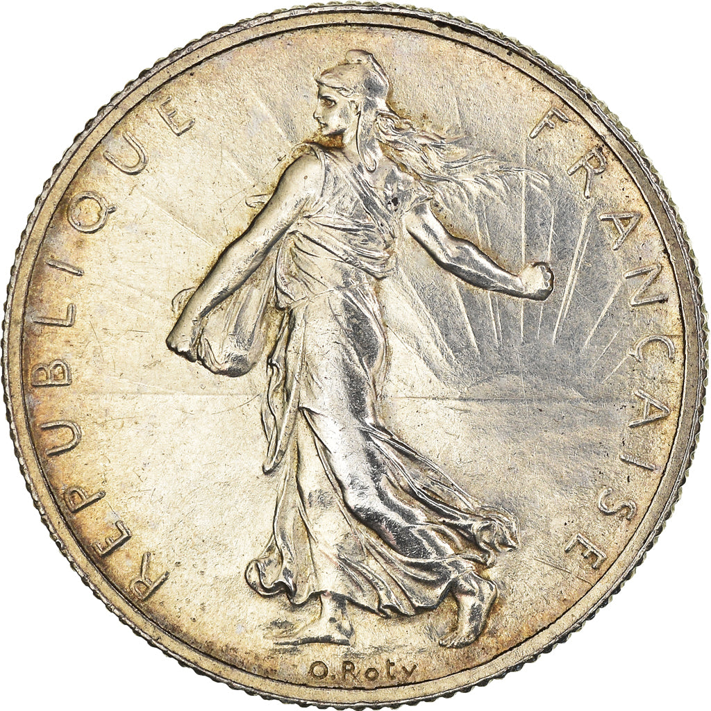 Moneta, Francia, Semeuse, 2 Francs, 1914, Paris, SPL-, Argento, KM:845.1