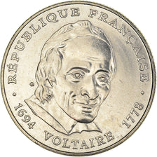 Coin, France, Voltaire, 5 Francs, 1994, Paris, AU(55-58), Nickel, KM:1063