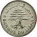 Münze, Lebanon, 50 Piastres, 1969, SS, Nickel, KM:28.1