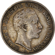 Coin, Prussia, Wilhelm II, 2 Mark, 1904, Berlin, EF(40-45), Silver, KM:522