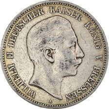 Coin, German States, Prussia., Wilhelm II, 5 Mark, 1903, Berlin, VF(20-25)