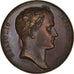 France, Médaille, Napoleon I, Visit of Toulouse, Commemorative, 1808, SUP