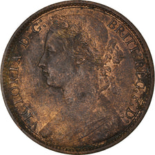 Coin, Great Britain, Victoria, Penny, 1875, British Royal Mint, AU(55-58)