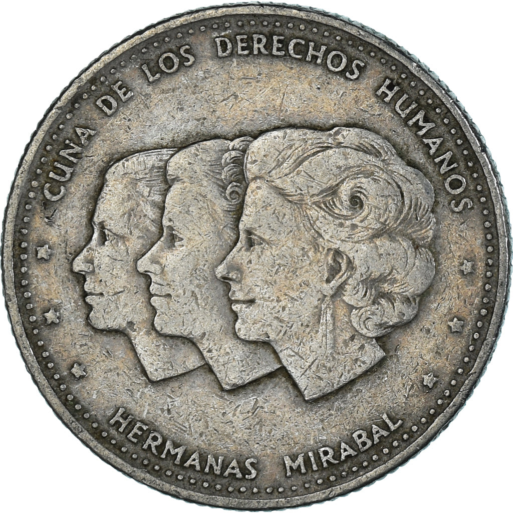 Moeda, República Dominicana, 25 Centavos, 1986