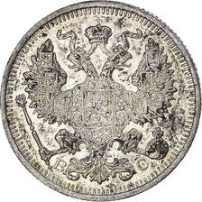 Coin, Russia, Nicholas II, 20 Kopeks, 1914, Saint-Petersburg, VF(30-35), Silver