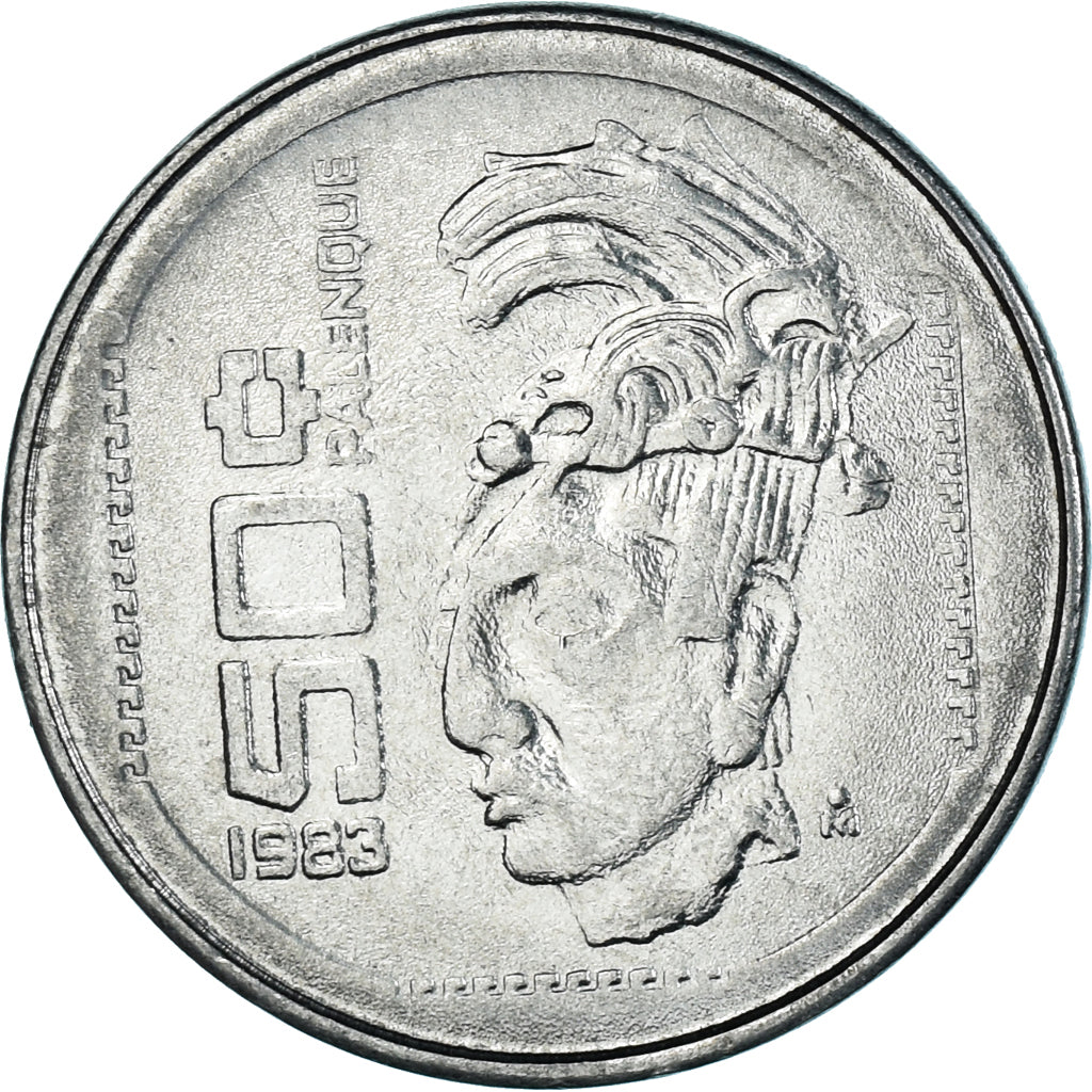 Coin, Mexico, 50 Centavos, 1983