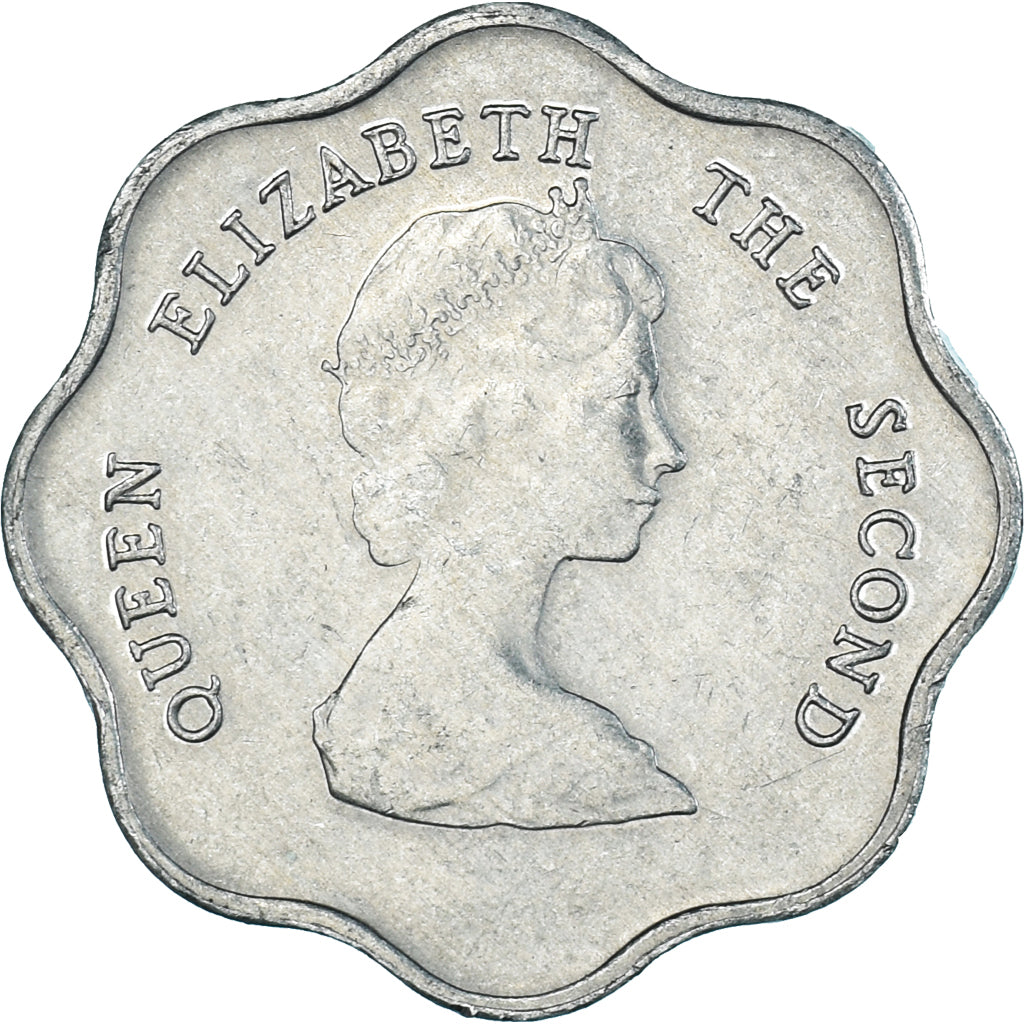 Monnaie, Etats des caraibes orientales, 5 Cents, 1989