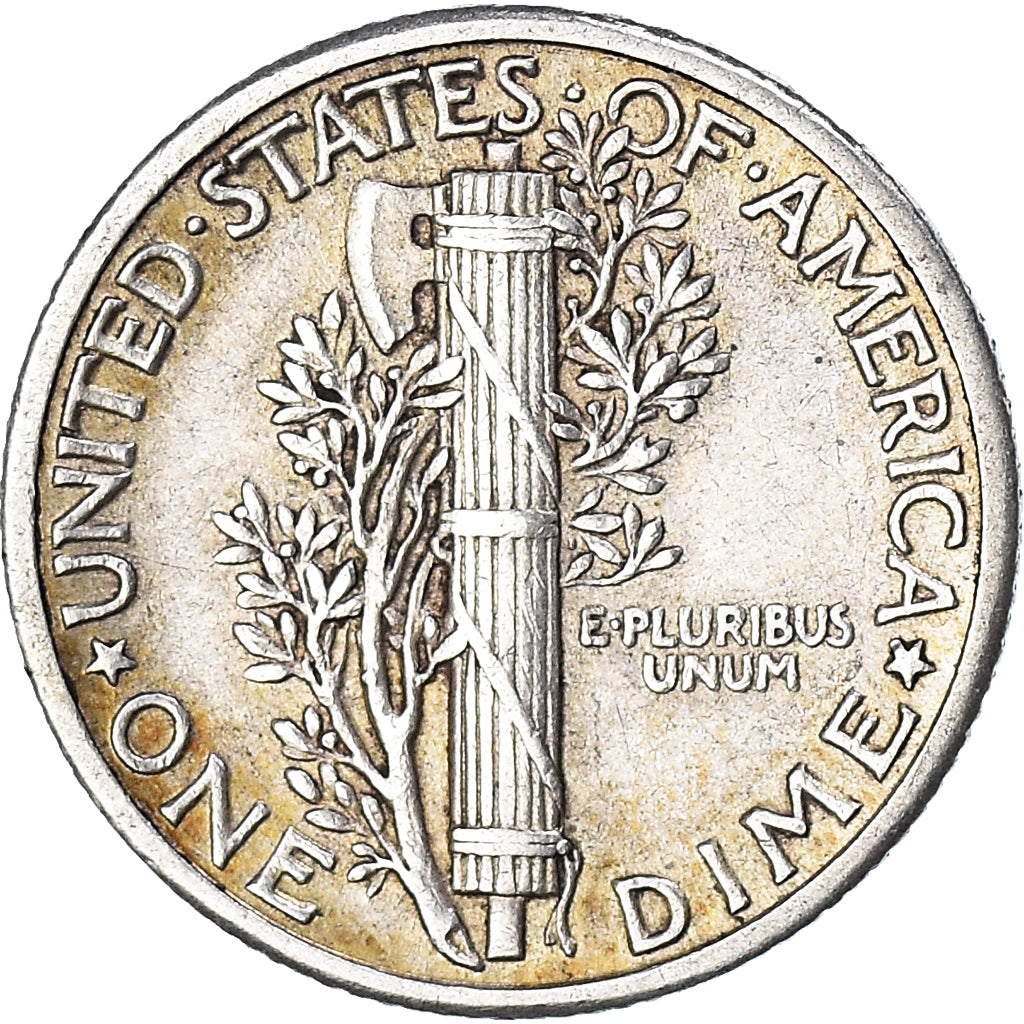 Coin, United States, Dime, 1940, Philadelphia, AU(50-53), Silver, KM:140