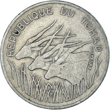 Moeda, Chade, 100 Francs, 1975