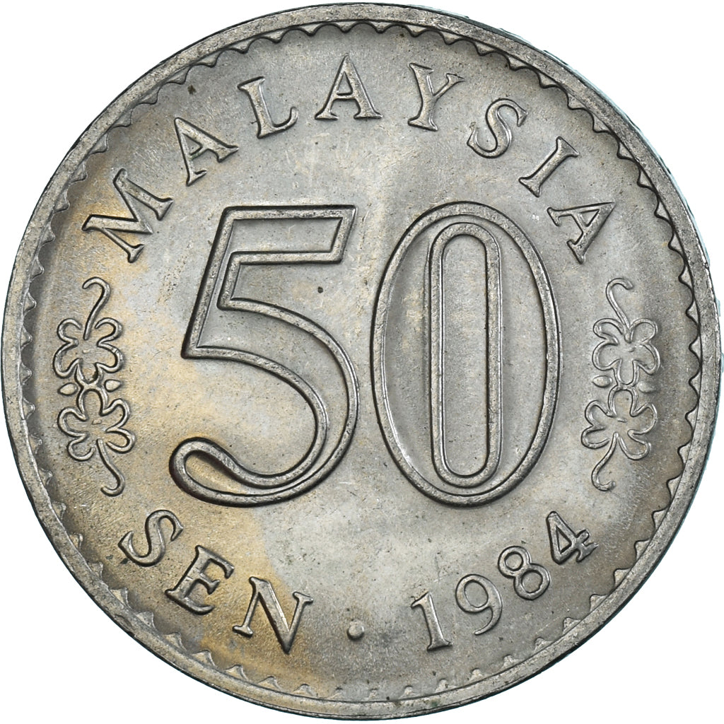 Moneta, Malesia, 50 Sen, 1984