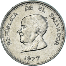 Moeda, El Salvador, 25 Centavos, 1977