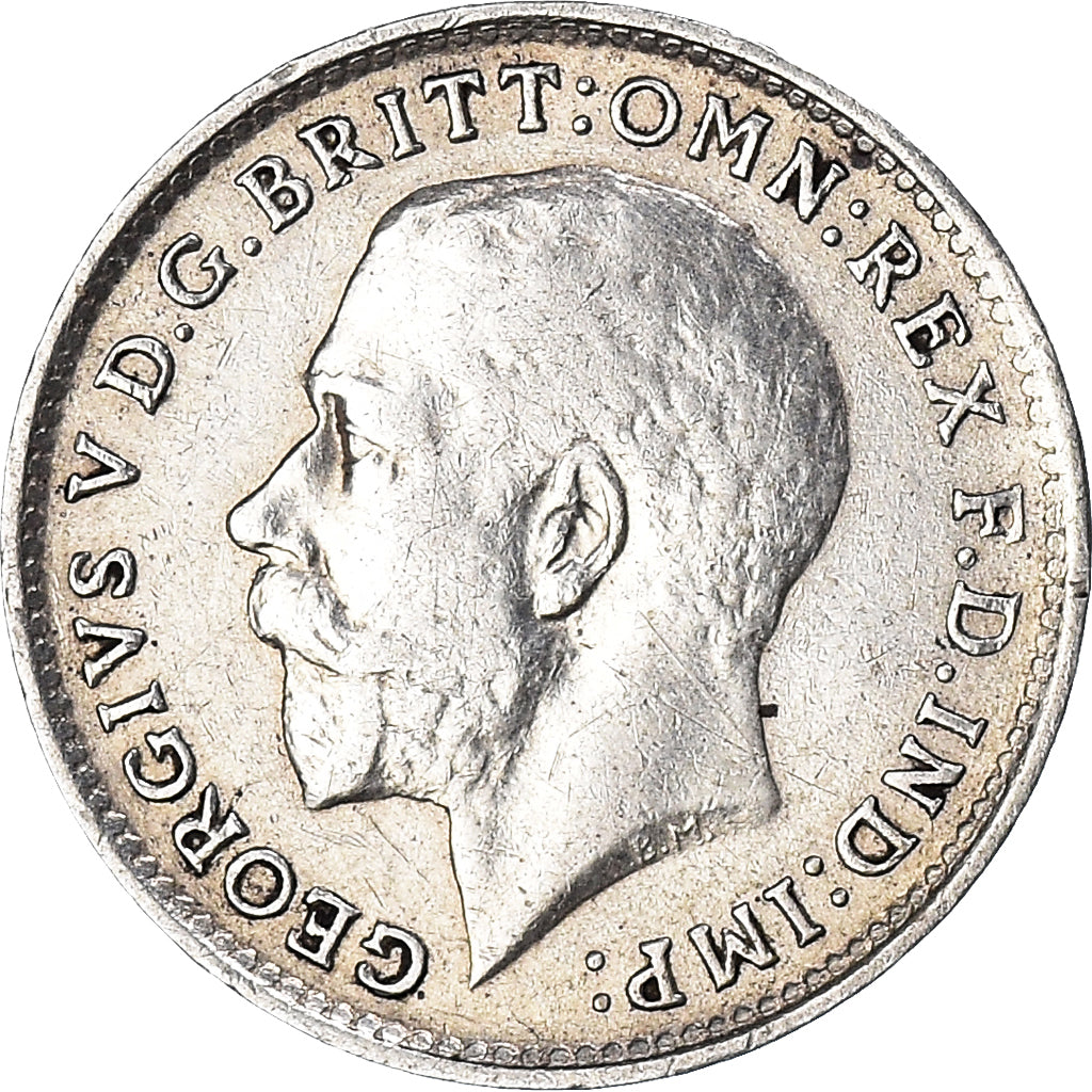 Coin, Great Britain, George V, 3 Pence, 1917, British Royal Mint, VF(30-35)