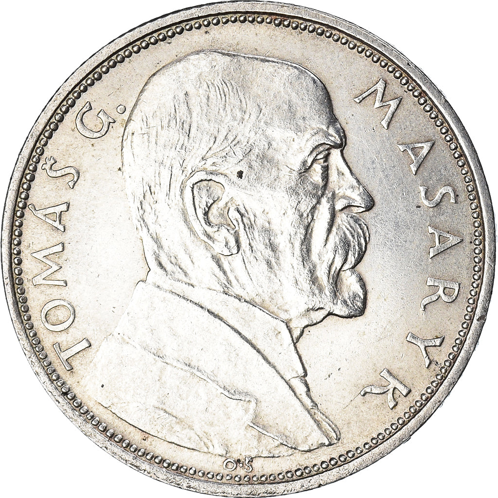 Coin, Czechoslovakia, 10 Korun, 1928, Kremnica, AU(50-53), Silver, KM:12
