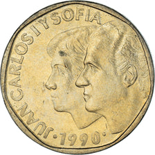Monnaie, Espagne, 500 Pesetas, 1990