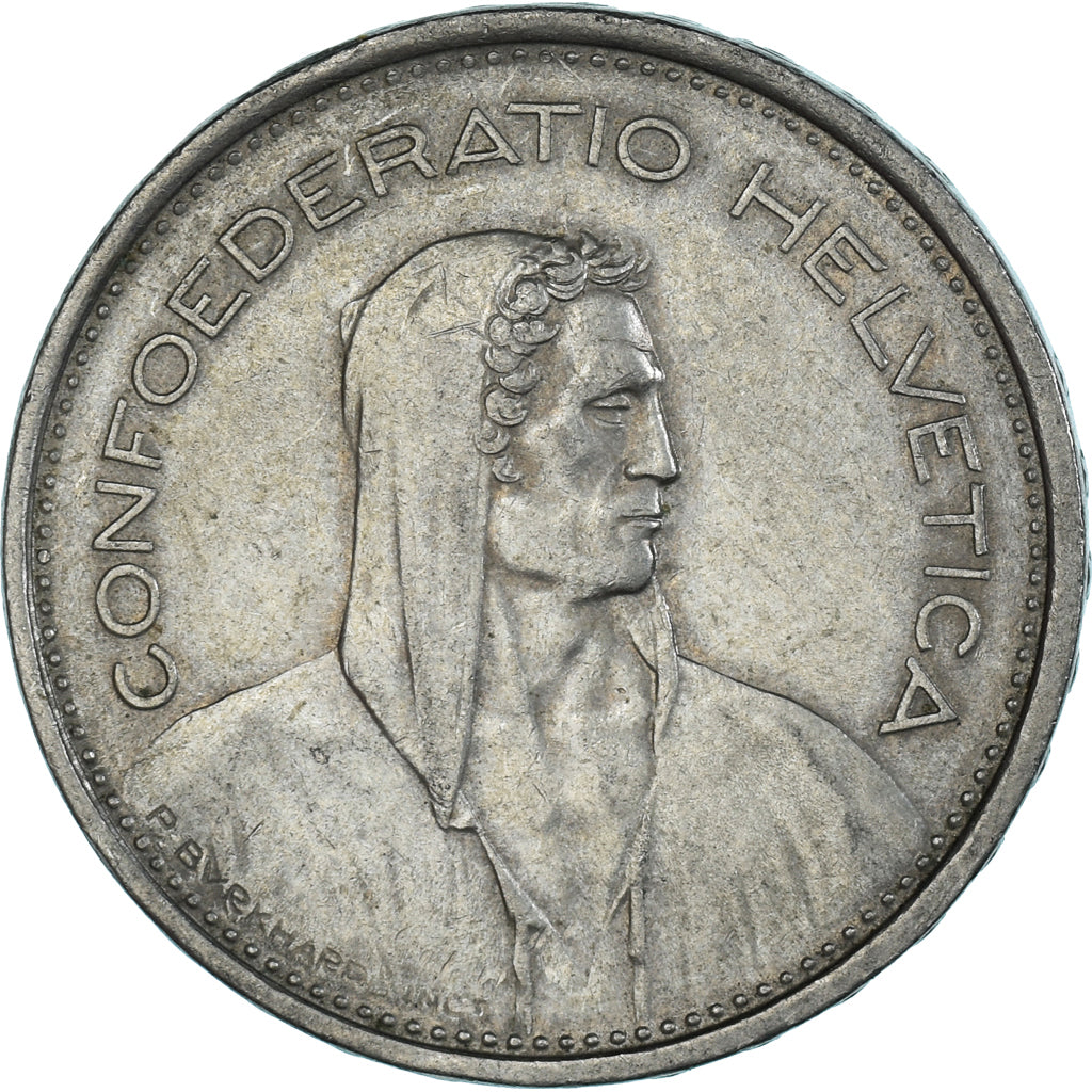 Monnaie, Suisse, 5 Francs, 1968